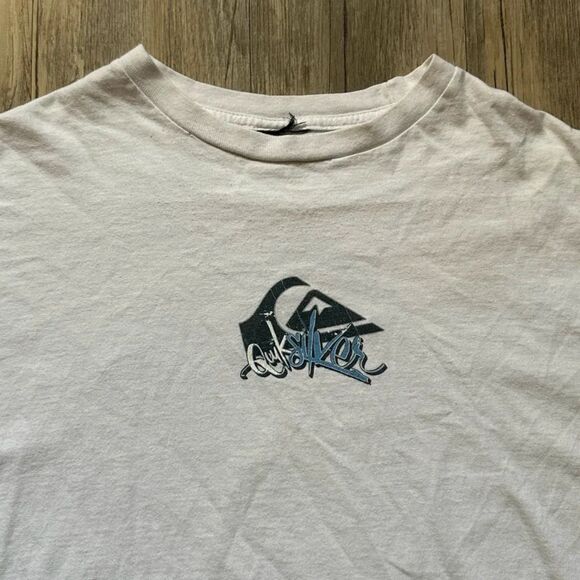 Vintage 90s Quicksilver Center Logo T Shirt Size XL SURF SKATE - Picture 2 of 6